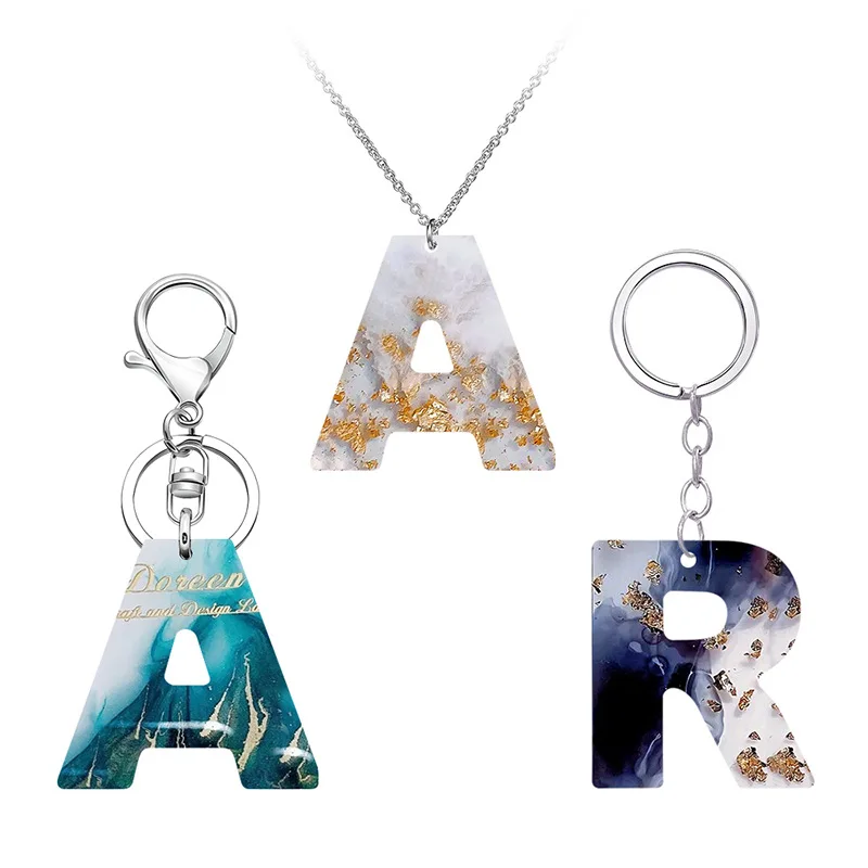 Alphabet Epoxy Resin Silicone Mold DIY Letter Number Pendant Resin Mold Keychain Earring Epoxy Resin Jewelry Crafts Casting Mold - Image 2